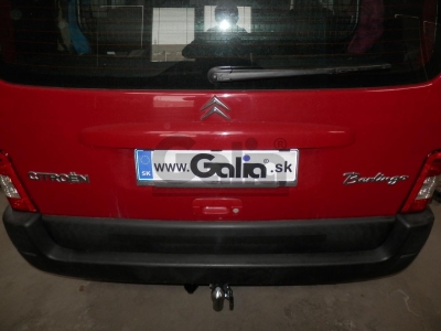 Фаркоп оцинкованный Galia шар BMA съёмный для Citroen Berlingo/Peugeot Partner 1996-2008
