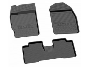 Коврики салона Rezkon резиновые 4 штуки для Toyota Corolla E140/150 № 1034015100